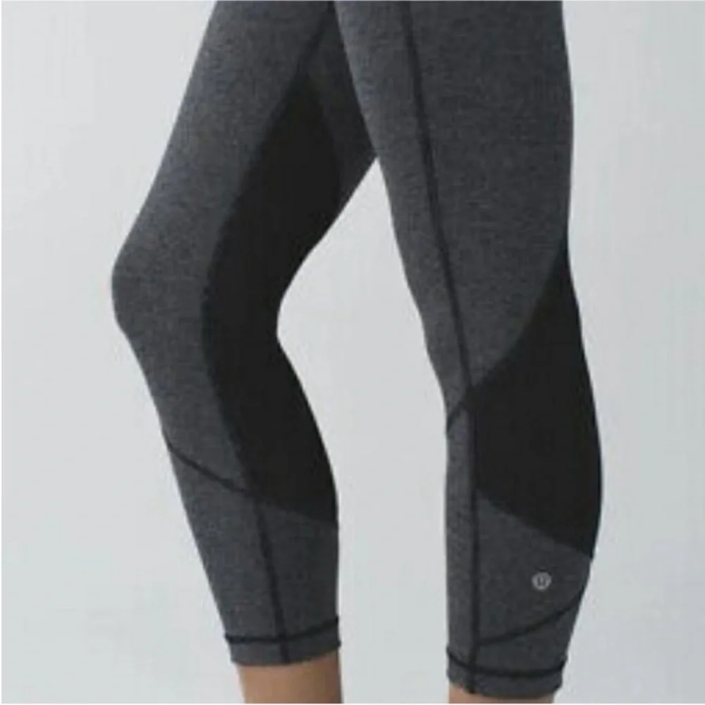 Lululemon PACE RIVAL CROP Leggings So Fly Butterfly